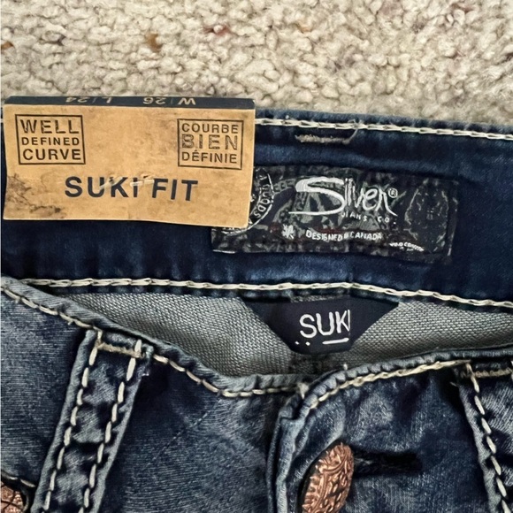 Silver Jean‎ mid capris SUKI NEW NWT 26/24 - Picture 5 of 8